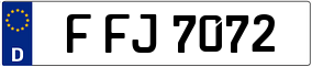 Truck License Plate